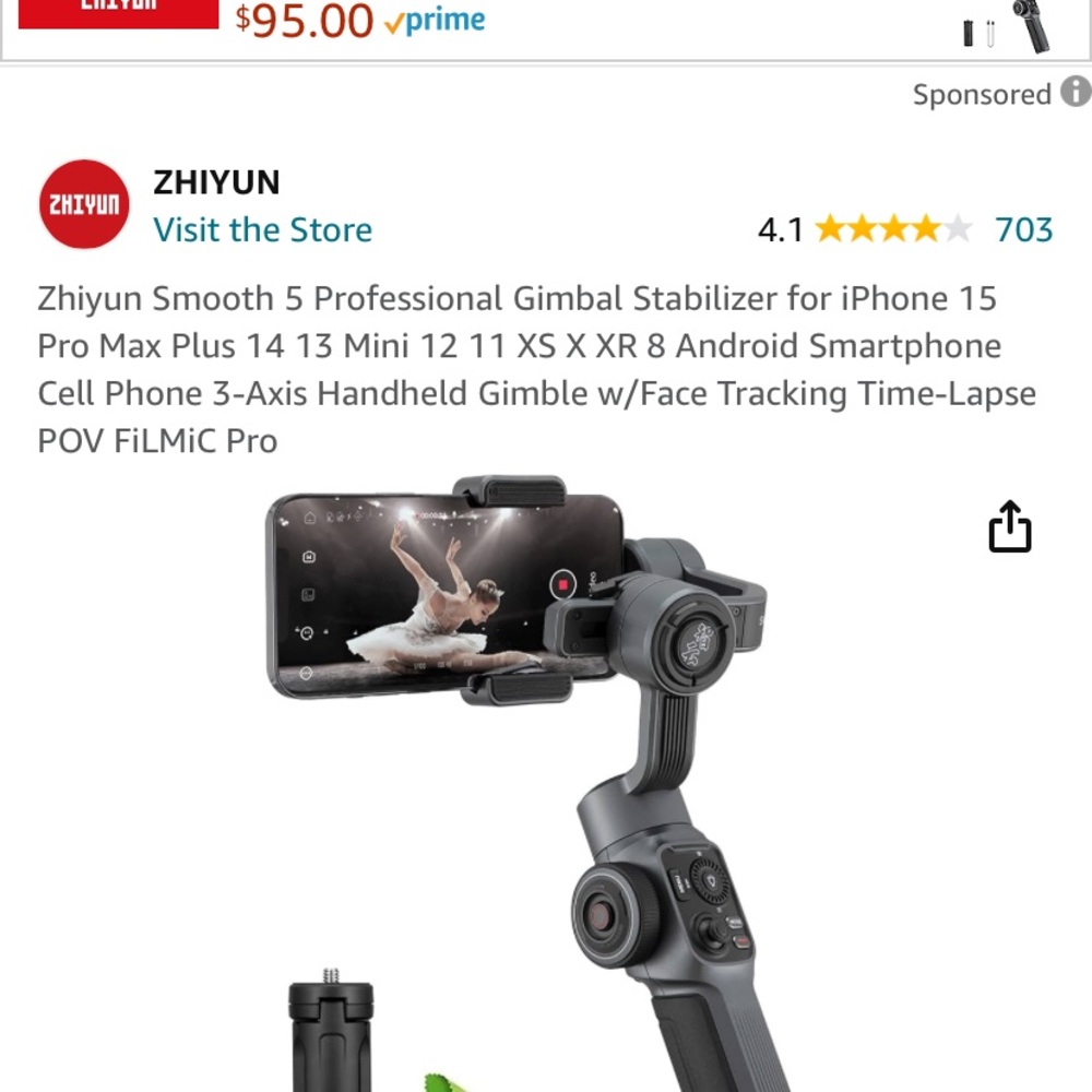 Steadycam for iPhone